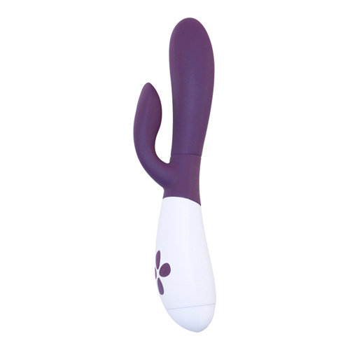 Ovo Ovo K2 Rabbit Vibrator Blackberry/White Ovo Ovo K2 Rabbit Vibrator Blackberry/White
