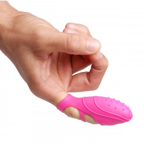 Frisky G-Punkt Fingervibrator aus Silikon in Pink Frisky G-Punkt Fingervibrator aus Silikon in Pink
