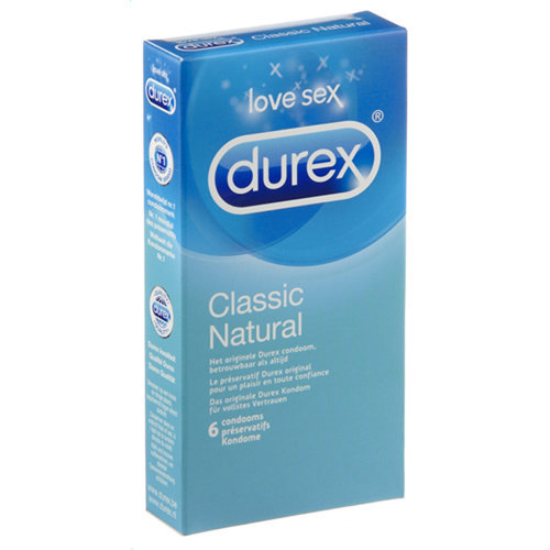 Durex Durex Classic Natural 6 Stück Durex Durex Classic Natural 6 Stück