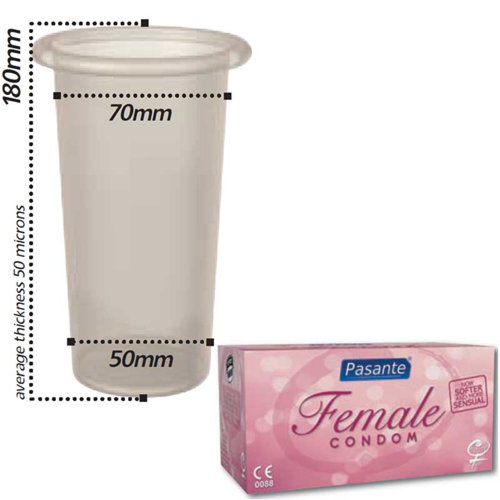 Pasante Pasante Frauenkondome 30 Stück Pasante Pasante Frauenkondome 30 Stück