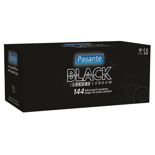 Pasante Pasante Black Velvet Kondome 144 Stück Pasante Pasante Black Velvet Kondome 144 Stück