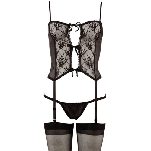 Mandy mystery Line Sexy Strapshemd Set inkl. Strümpfe Mandy mystery Line Sexy Strapshemd Set inkl. Strümpfe