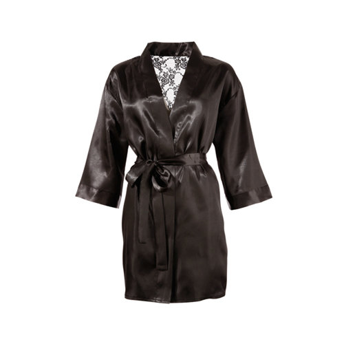Cottelli Collection Kimono mit Spitzen-Rückseite Cottelli Collection Kimono mit Spitzen-Rückseite