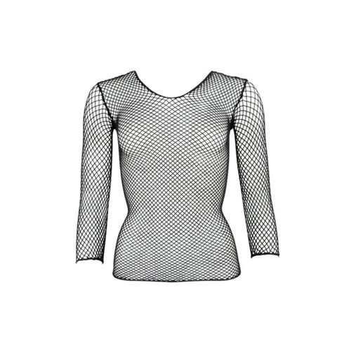 Mandy mystery Line Netz-Shirt mit langem Arm Mandy mystery Line Netz-Shirt mit langem Arm