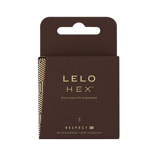 LELO HEX LELO HEX Respect XL - 3 Kondome LELO HEX LELO HEX Respect XL - 3 Kondome