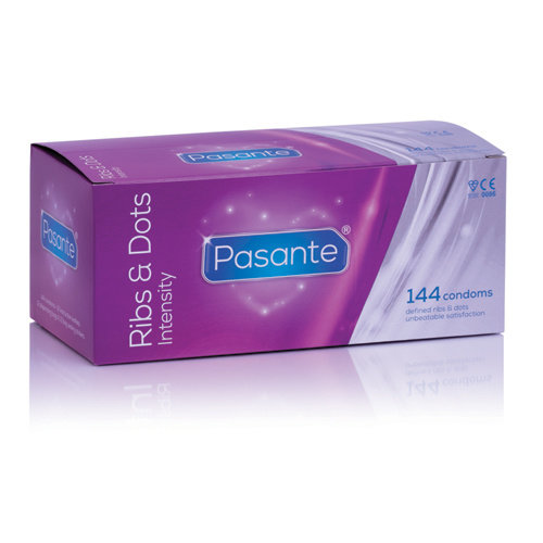 Pasante Pasante Ribs & Dots Intensity Kondome 144 Stück Pasante Pasante Ribs & Dots Intensity Kondome 144 Stück
