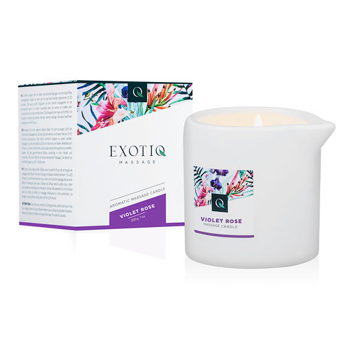 Exotiq Exotiq Massagekerze Violet Rose - 200g Exotiq Exotiq Massagekerze Violet Rose - 200g