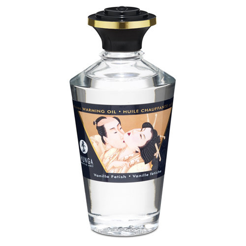 Shunga Aphrodisiac Warming Massage Oil - Vanilla Fetish - 100 ml Shunga Aphrodisiac Warming Massage Oil - Vanilla Fetish - 100 ml