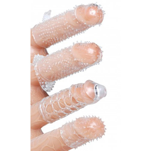 Trinity Vibes Pleasured Penis Enhancement Sleeve 4er-Pack Trinity Vibes Pleasured Penis Enhancement Sleeve 4er-Pack