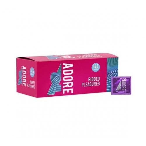 Pasante Adore Pleasure Kondome mit Riffeln 144 Stück Pasante Adore Pleasure Kondome mit Riffeln 144 Stück