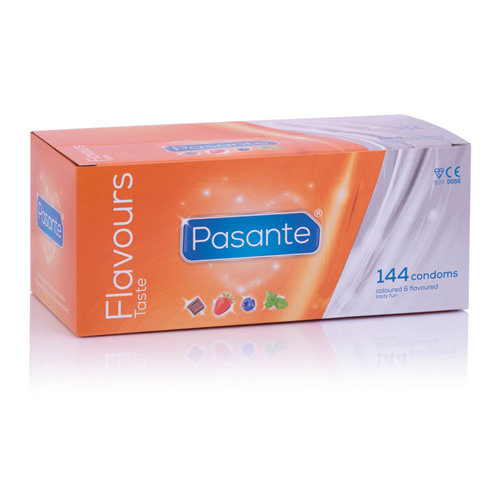 Pasante Pasante Flavours Kondome 144 Stück Pasante Pasante Flavours Kondome 144 Stück