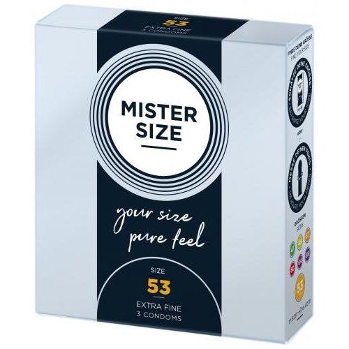 Mister Size MISTER.SIZE 53 mm Kondome 3 Stück Mister Size MISTER.SIZE 53 mm Kondome 3 Stück