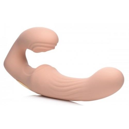 Strap U U-Pulse Vibrierender halterloser Strap-on aus Silikon Strap U U-Pulse Vibrierender halterloser Strap-on aus Silikon