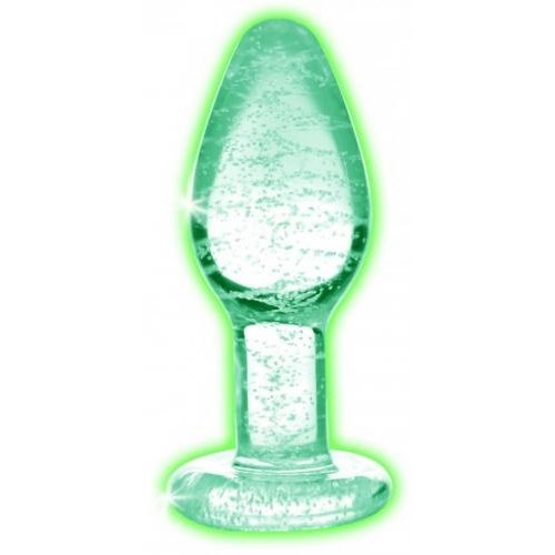 Booty Sparks Glow-In-The-Dark Glas-Analplug - Groß Booty Sparks Glow-In-The-Dark Glas-Analplug - Groß