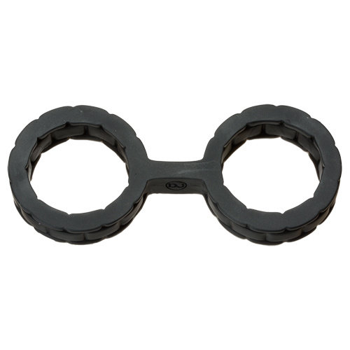 Japanese Bondage Japanische Bondage Handschellen aus Silikon - schwarz Japanese Bondage Japanische Bondage Handschellen aus Silikon - schwarz