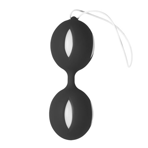 Easytoys Geisha Collection Wiggle Duo Kegel Ball - schwarz/weiß Easytoys Geisha Collection Wiggle Duo Kegel Ball - schwarz/weiß