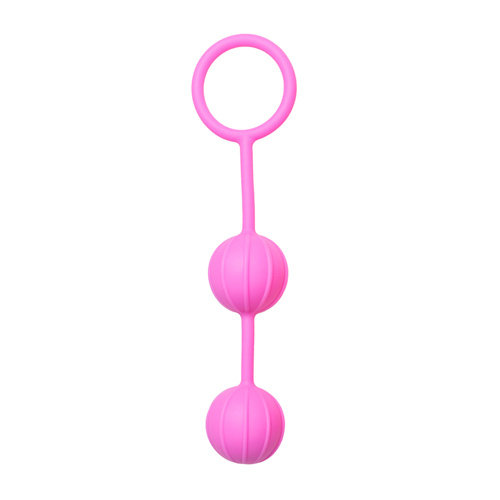 Easytoys Geisha Collection Liebeskugeln mit vertikalen Riffeln in Pink Easytoys Geisha Collection Liebeskugeln mit vertikalen Riffeln in Pink