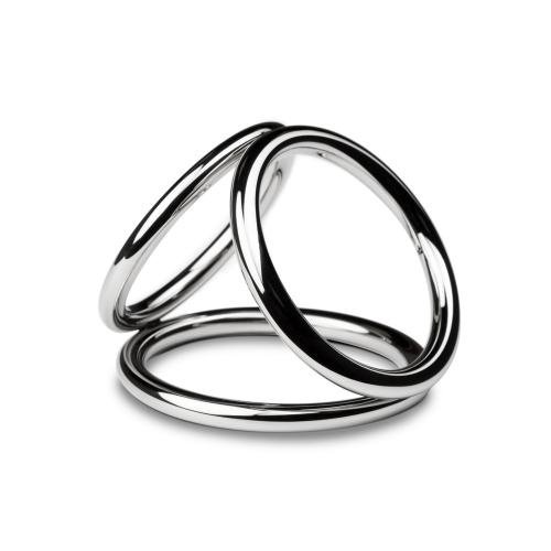 Sinner Gear Unbendable Triad Chamber Metall-Penis- und Eierring - Medium Sinner Gear Unbendable Triad Chamber Metall-Penis- und Eierring - Medium
