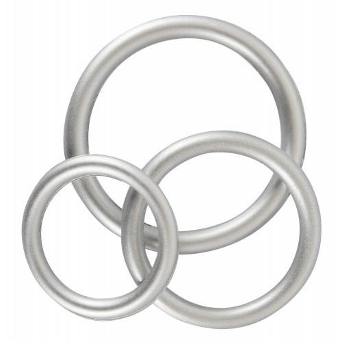 You2Toys Penisring-Set aus Silikon - Metallic You2Toys Penisring-Set aus Silikon - Metallic