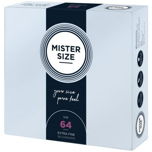 Mister Size MISTER.SIZE 64 mm Kondome 36 Stück Mister Size MISTER.SIZE 64 mm Kondome 36 Stück