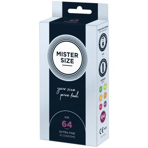 Mister Size MISTER.SIZE 64 mm Kondome 10 Stück Mister Size MISTER.SIZE 64 mm Kondome 10 Stück