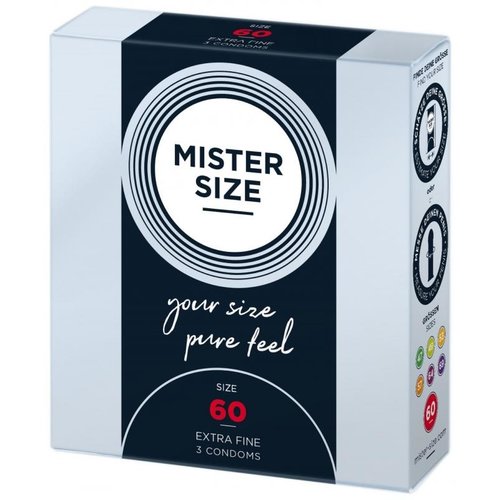 Mister Size MISTER.SIZE 60 mm Kondome 3 Stück Mister Size MISTER.SIZE 60 mm Kondome 3 Stück