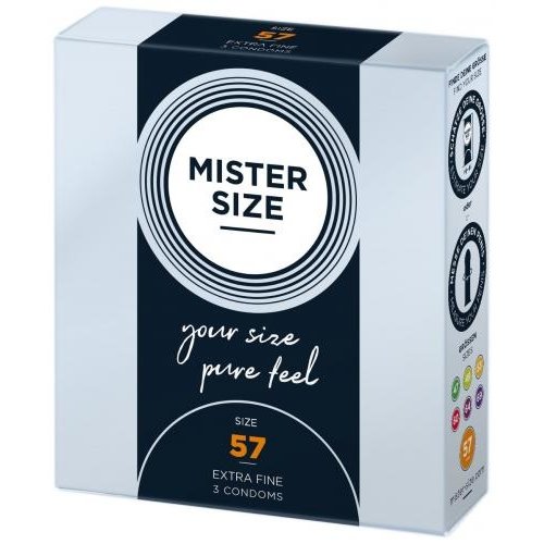 Mister Size MISTER.SIZE 57 mm Kondome 3 Stück Mister Size MISTER.SIZE 57 mm Kondome 3 Stück