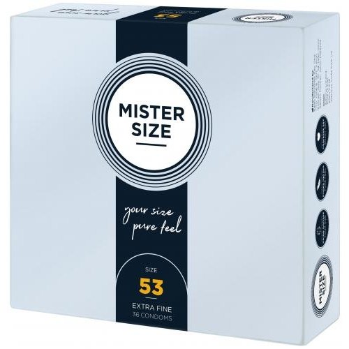 Mister Size MISTER.SIZE 53 mm Kondome 36 Stück Mister Size MISTER.SIZE 53 mm Kondome 36 Stück