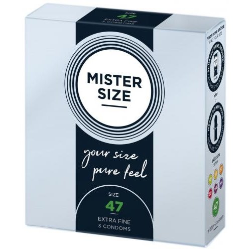 Mister Size MISTER.SIZE 47 mm Kondome 3 Stück Mister Size MISTER.SIZE 47 mm Kondome 3 Stück