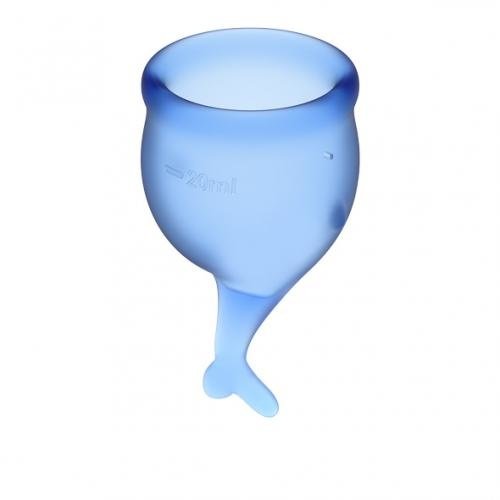Satisfyer Satisfyer Feel Secure Menstruationstasse - Blau Satisfyer Satisfyer Feel Secure Menstruationstasse - Blau