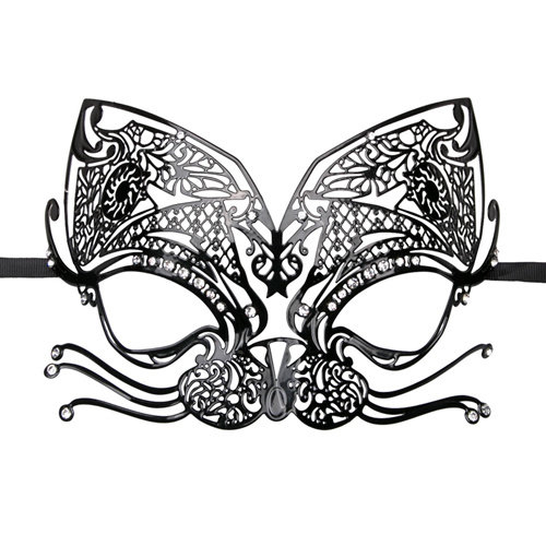 Easytoys Fetish Collection EasyToys – Durchbrochene venezianische Maske in Schwarz Easytoys Fetish Collection EasyToys – Durchbrochene venezianische Maske in Schwarz