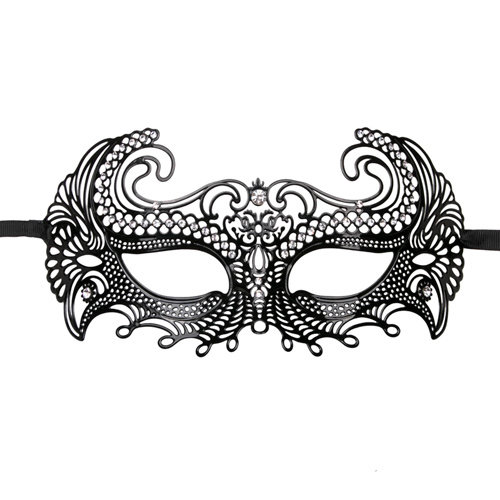 Easytoys Fetish Collection EasyToys – Venezianische Maske aus Metall in Schwarz Easytoys Fetish Collection EasyToys – Venezianische Maske aus Metall in Schwarz
