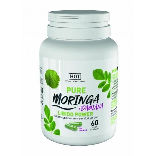 HOT HOT BIO - Moringa Power-Kapseln für Frauen - 60 Stk. HOT HOT BIO - Moringa Power-Kapseln für Frauen - 60 Stk.
