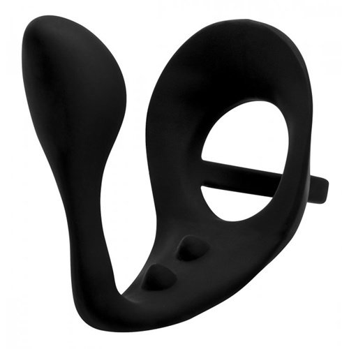 Prostatic Play Excursion Analplug mit Penis- und Hodenring Prostatic Play Excursion Analplug mit Penis- und Hodenring