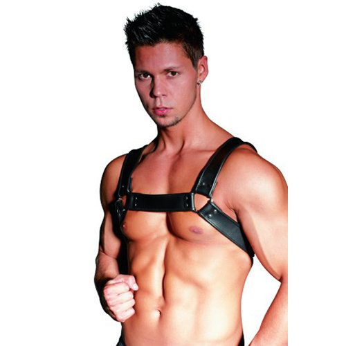 Zado Harness aus schwarzem Leder Zado Harness aus schwarzem Leder