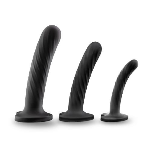 Temptasia Temptasia - Twist Dildo-Kit - 3-teiliges Set Temptasia Temptasia - Twist Dildo-Kit - 3-teiliges Set