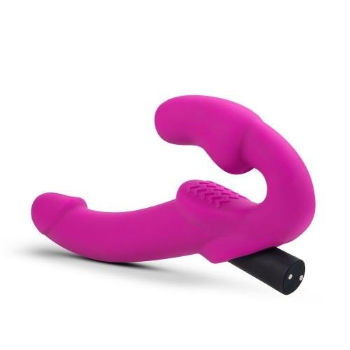 Temptasia Temptasia – Estella Vibrierender halterloser Strap-On – Pink Temptasia Temptasia – Estella Vibrierender halterloser Strap-On – Pink