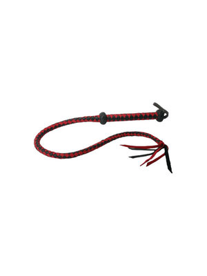 Strict Leather Premium Red and Black Leather Whip