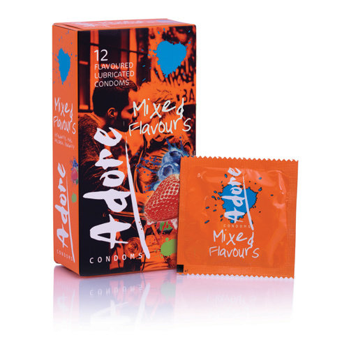 Pasante Adore Kondome mit Geschmack - 12 Kondome