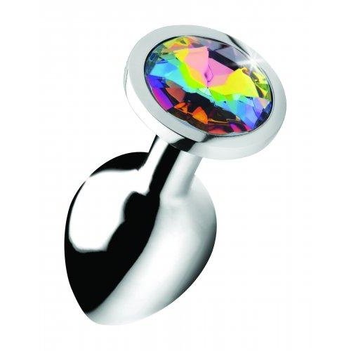 Booty Sparks Rainbow Gem Butt Plug - Mittel Booty Sparks Rainbow Gem Butt Plug - Mittel