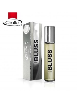 Chatler Eau de Parfum Bluss Grey For Men Parfüm - Aufsteller mit 6 x 30 ml