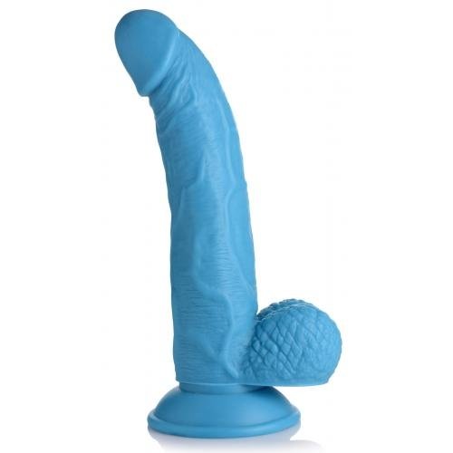 Pop Peckers Poppin Dildo 19 cm - Blau Pop Peckers Poppin Dildo 19 cm - Blau