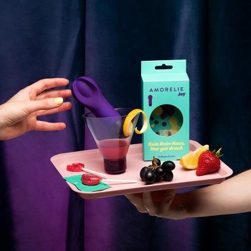 AMORELIE Joy Groove Auflegevibrator - Lila AMORELIE Joy Groove Auflegevibrator - Lila