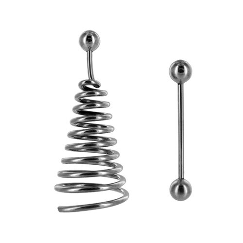 Master Series Spiralförmige Nippelklemme mit Kügelchen Master Series Spiralförmige Nippelklemme mit Kügelchen