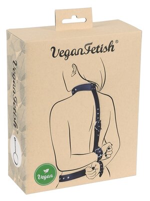 Vegan Fetish Hals-Handfessel-Set Vegan