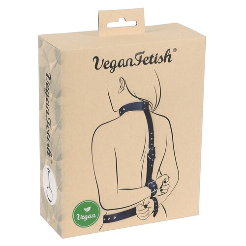 Vegan Fetish Hals-Handfessel-Set Vegan