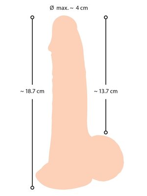 Nature Skin NS Dildo with movable skin 19