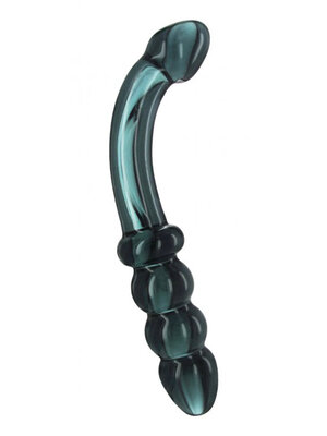 Prisms Erotic Glass Hamsa G-Punkt/Prostata-Dildo - Smoky Jade