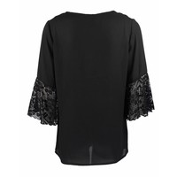 Only-M Blouse Kant Nero