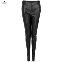 Bluefire Trousers Donna Vegan Leather Black